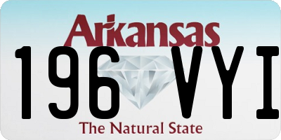 AR license plate 196VYI