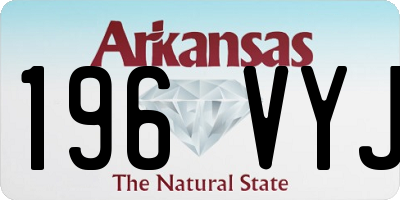 AR license plate 196VYJ