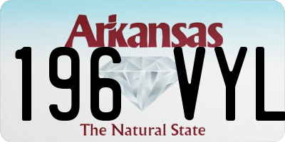 AR license plate 196VYL