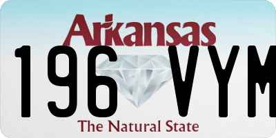 AR license plate 196VYM