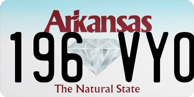 AR license plate 196VYO