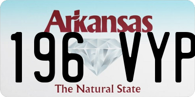AR license plate 196VYP