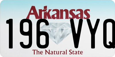 AR license plate 196VYQ