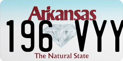 AR license plate 196VYY