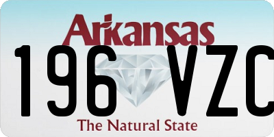 AR license plate 196VZC