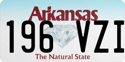 AR license plate 196VZI