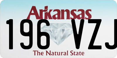AR license plate 196VZJ