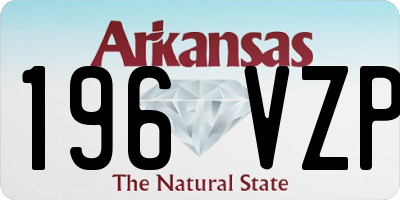 AR license plate 196VZP