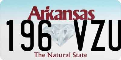 AR license plate 196VZU