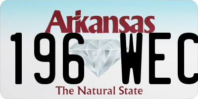 AR license plate 196WEC