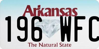 AR license plate 196WFC