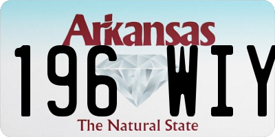 AR license plate 196WIY
