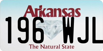 AR license plate 196WJL