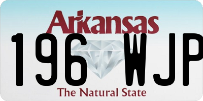 AR license plate 196WJP
