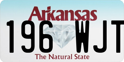AR license plate 196WJT