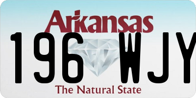 AR license plate 196WJY