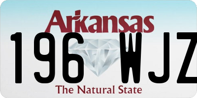 AR license plate 196WJZ
