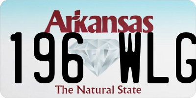 AR license plate 196WLG