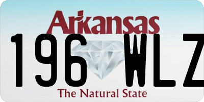 AR license plate 196WLZ