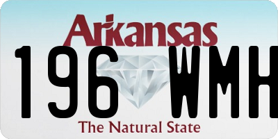 AR license plate 196WMH