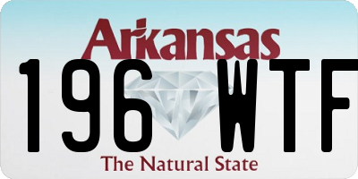 AR license plate 196WTF