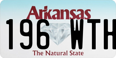 AR license plate 196WTH