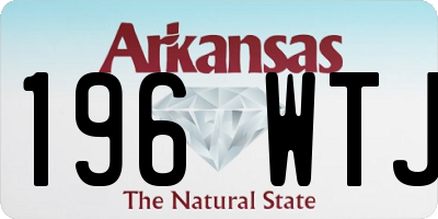 AR license plate 196WTJ