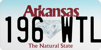AR license plate 196WTL