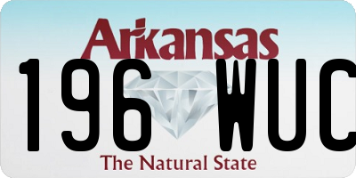 AR license plate 196WUC