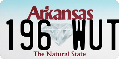 AR license plate 196WUT