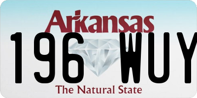 AR license plate 196WUY