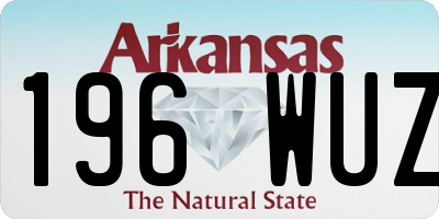 AR license plate 196WUZ