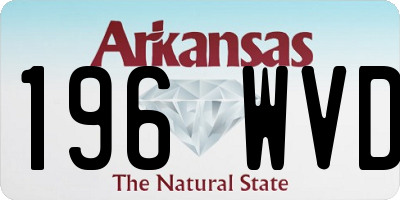 AR license plate 196WVD