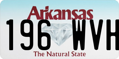 AR license plate 196WVH