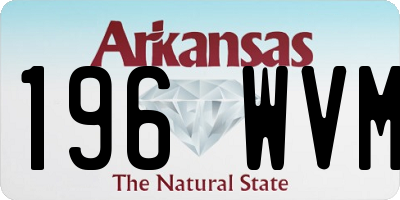AR license plate 196WVM
