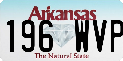 AR license plate 196WVP