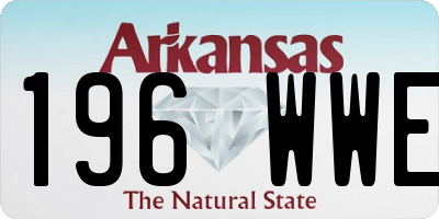 AR license plate 196WWE