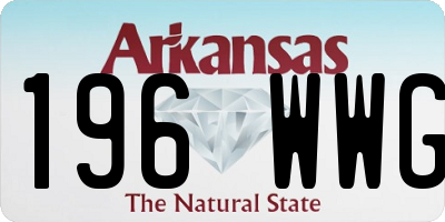 AR license plate 196WWG