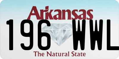 AR license plate 196WWL