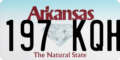 AR license plate 197KQH
