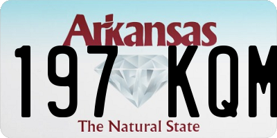 AR license plate 197KQM