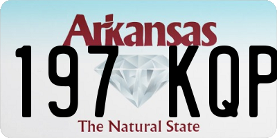 AR license plate 197KQP