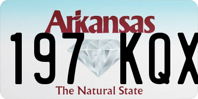 AR license plate 197KQX