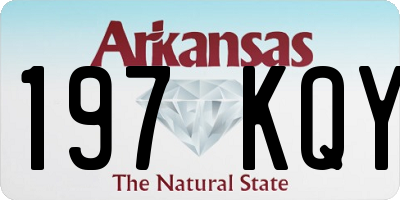 AR license plate 197KQY