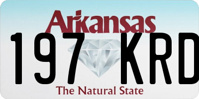 AR license plate 197KRD