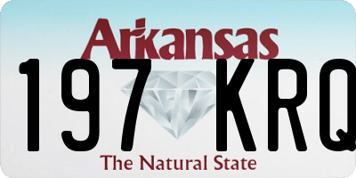 AR license plate 197KRQ