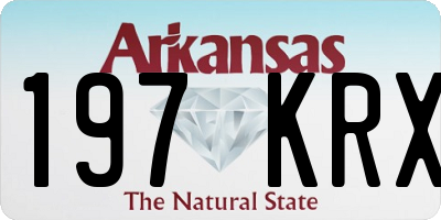 AR license plate 197KRX