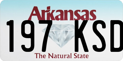 AR license plate 197KSD