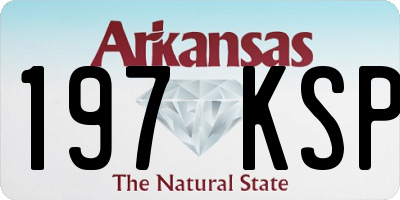 AR license plate 197KSP