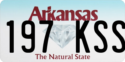 AR license plate 197KSS
